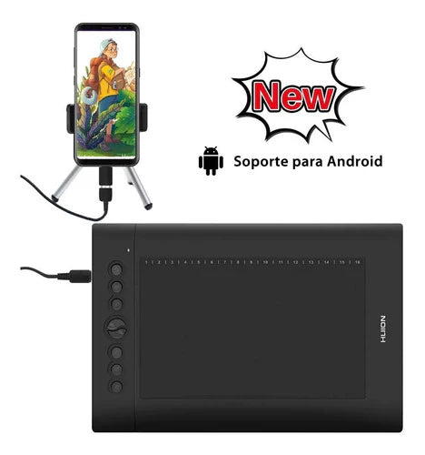 Tablet Para Dibujo Huion H610pro V2