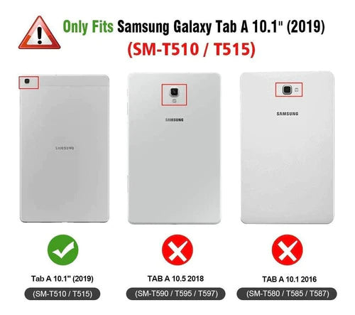 Funda De Tablet Para Galaxy Tab A 10.1 2019 Sm-t510/t515