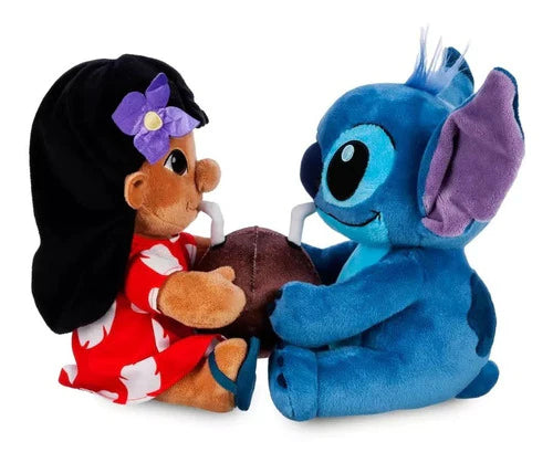 Disney Store Lilo Y Stitch Ohana De Peluche Con Coco.