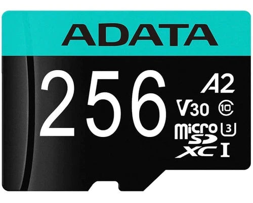 Memoria Adata Micro Sd Sdxc 256gb Cl10 V30 A2 Premier Pro