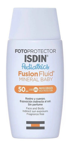 Isdin Pediatrics Fusion Fluid Mineral Baby Spf 50+50 Ml