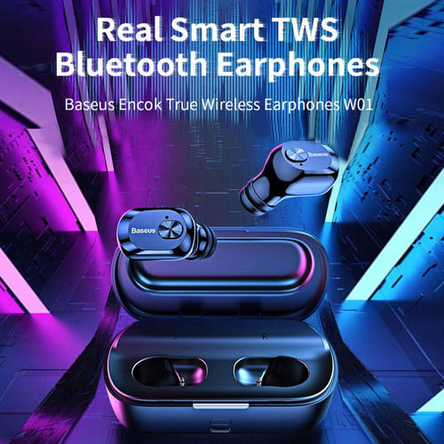 Auriculares Inalámbricos Xiaomi Baseus Encok Tws W01 Bt5.0