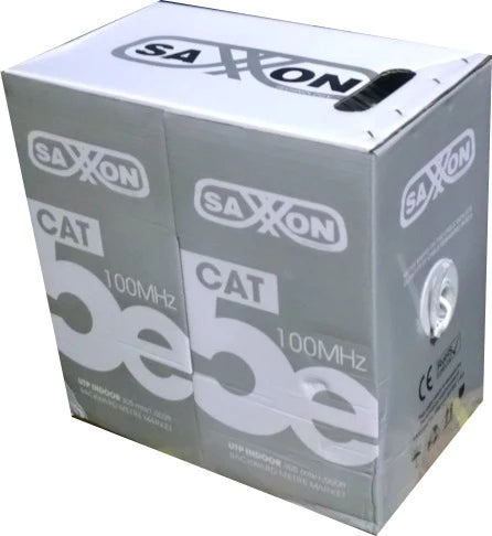 Cable Utp Saxxon Bobina 305mts Color Blanco
