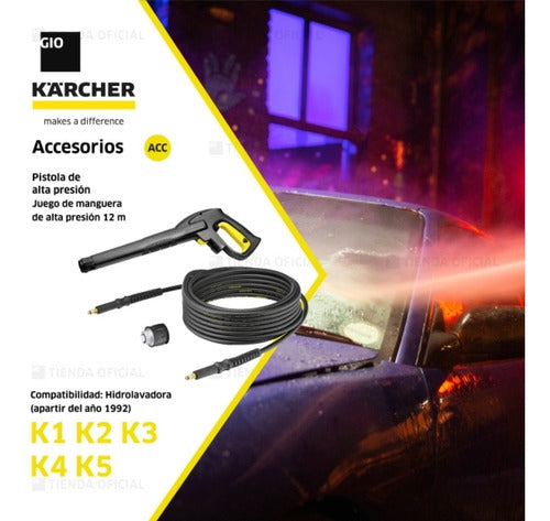 Karcher Kit Quick Connect Pistola Y Manguera Original 12m