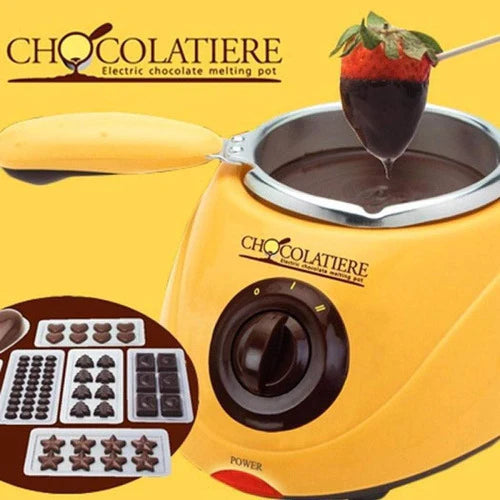 Mini Máquina Fundidora De Chocolate Eléctrica Con Accesorios