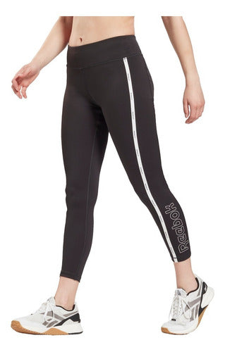 Leggings Reebok Piping Pack Poly Tight Mujer Gs9349