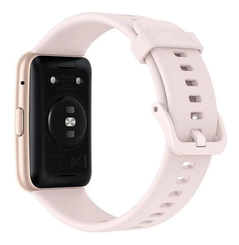 Huawei Watch Fit Active 1.64  Caja De  Fibra Polimérica Rose Gold, Malla  Sakura Pink De  Silicona Tia-b09