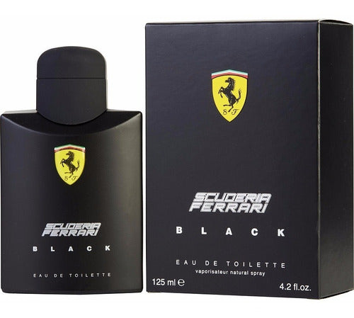 Cab Perfume Ferrari Black Scuderia 125ml Edt. Original