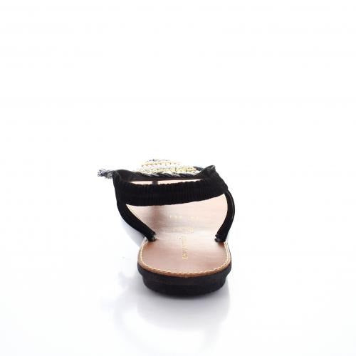 Sandalia Para Mujer Emilio Bazan Color Negro