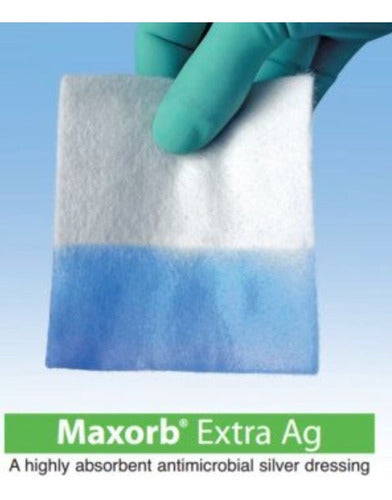 Apósito Antimicrobiano Plata Maxorb 10x12cm Medline C/1pza