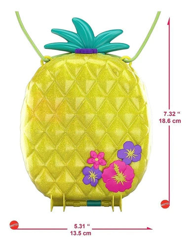Polly Pocket Piña Tropicool Micro Bolsa Estuche Accesorios