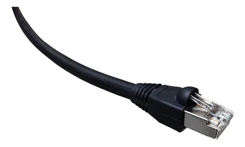 Cable De Red Para Internet Cat6 Utp 25 Metros Blindado Negro
