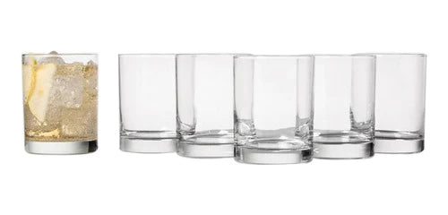 12 Vasos Agua Cristal Luminarc Highball Oldfashion 444/414ml