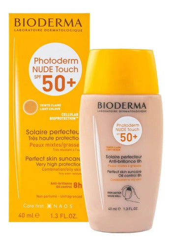 Photoderm Nude Touch  50 Tono Claro Protector Solar Bioderma