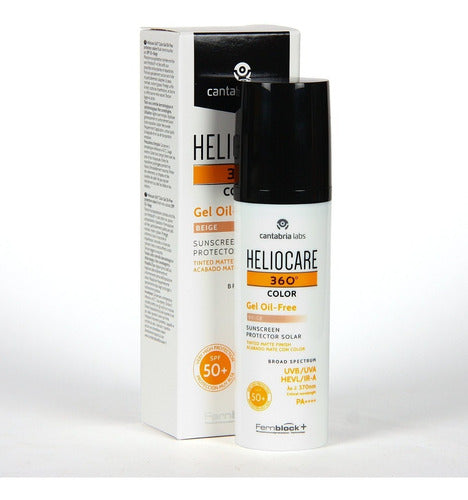Heliocare 360 Gel Oil-free Color Beige Spf 50 50 Ml