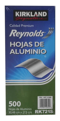 500 Hojas De Papel Aluminio Resistente Calidad Premium