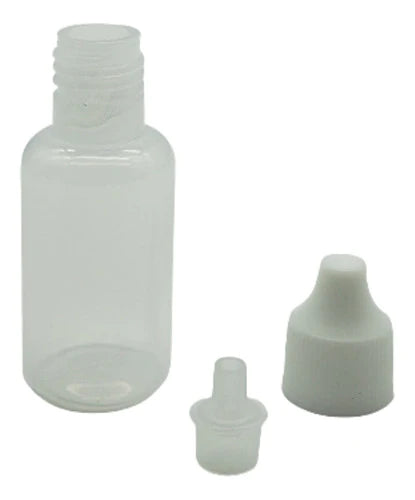 Gotero Polietileno Plastico Natural 15ml Tapa Inser (100 Pz)