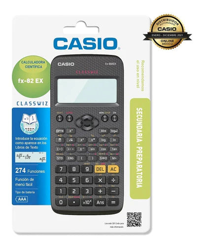 Calculadora Científica Casio Fx-82ex Classwiz 274 Funciones
