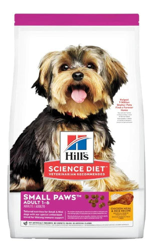 Alimento Hills Adult Small Paws Perros 7kg