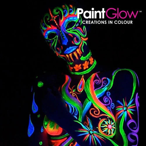 48 Tubo Pintura Fluorescente Neon Corporal Maquillaje Luz Uv