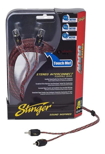 Stinger Cable Rca Si4220 Serie 4000 2 Canales 6.1 Metros