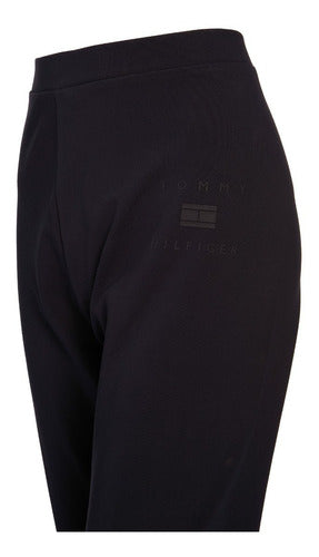 Pants Tommy Hilfiger Mujer Diseño Liso Con Logo Impreso