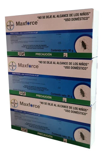 Paquete De 3 Maxforce Gel Bayer Max Forcé 30 Gr Envió Gratis