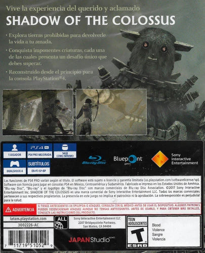 ..:: Shadow Of The Colossus ::.. Para Ps4 En Gamewow