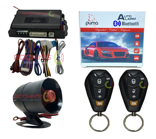 Auto Alarma Automotriz  Bluetooth Puma Modelos Diferentes