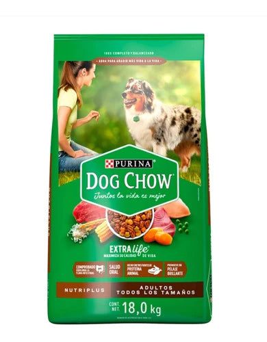 Purina Dog Chow Alimento Para Perro Adulto Nutriplus 18 Kg