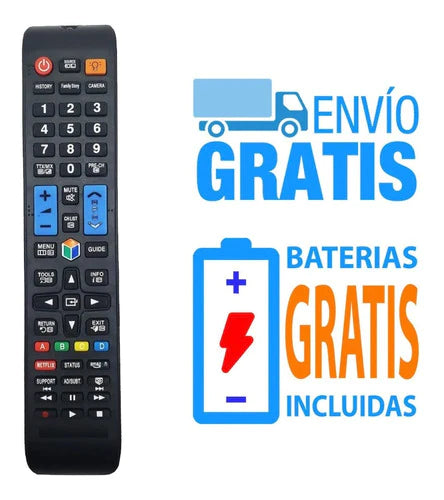 Control Remoto Pantallas Smart Tv Samsung Netflix