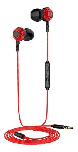 Audífonos In-ear Gamer Langsdom G100x Red