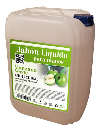 Jabón Líquido Para Manos Manzana Verde 20 Litros Vivonatural