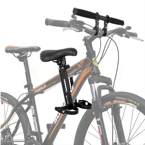 Asiento Frontal Niños Bicicleta Universal Ajustable 30kg
