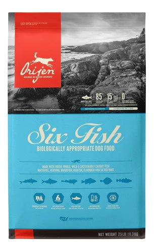 Orijen Six Fish Dog 11.3 Kg Alimento Para Perro