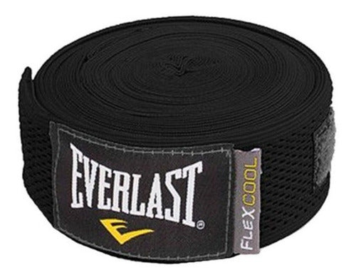 Vendas Everlast Para Box Negro X4458b Flexcool Elasticas Par