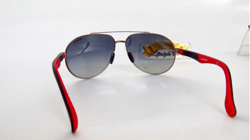 Lentes Gafas De Sol Carrera 8025s 100% Marco Metal Genuinos
