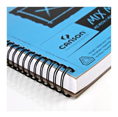Cuaderno Block Sketchbook Dibujo Canson Xl Mix Media 23 X 30