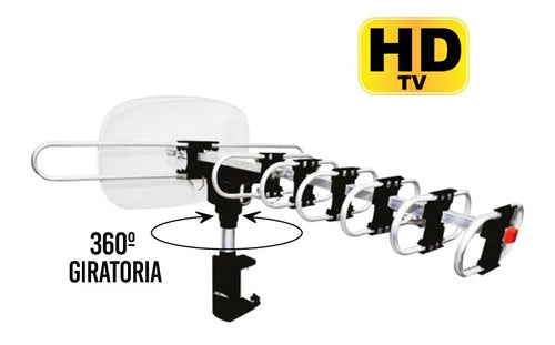 Antena Tv Digital Hd Exterior Adir 2293 Giratoria C/control