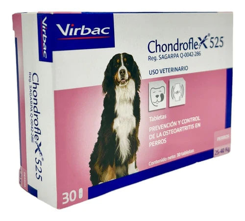 Chondroflex 525 Virbac Para Perro 25-40 Kg 30 Tabletas