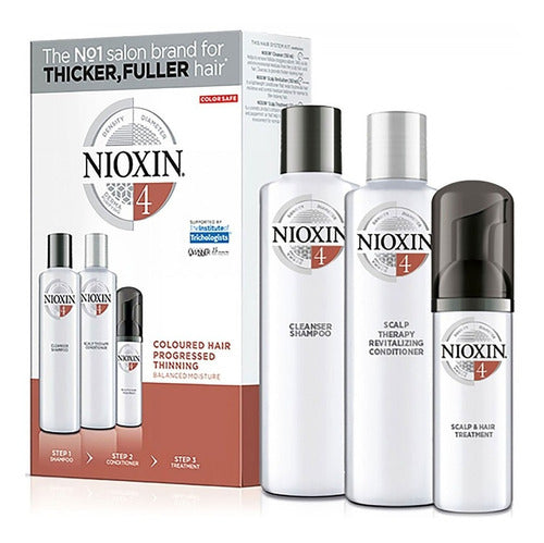Nioxin 4 Kit Tratamiento Para Caída Del Cabello
