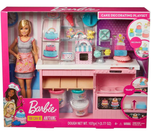 Barbie Cocina Chef De Pasteles Pastelería Mattel Gfp59