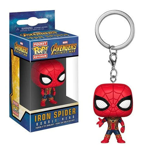 Llavero Iron Spider Pocket Pop Avengers Marvel Funko