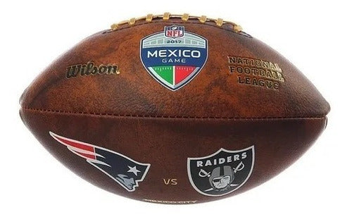 Balon Americano Nfl Mexico Patriots Vs Raiders Wilson