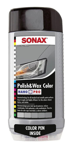 Polish & Wax Gris Sonax 500 Ml Cera Abrillantador