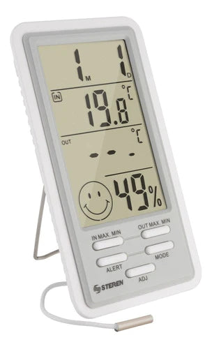 Termometro Digital Y Sensor De Humedad Con Fecha Hora