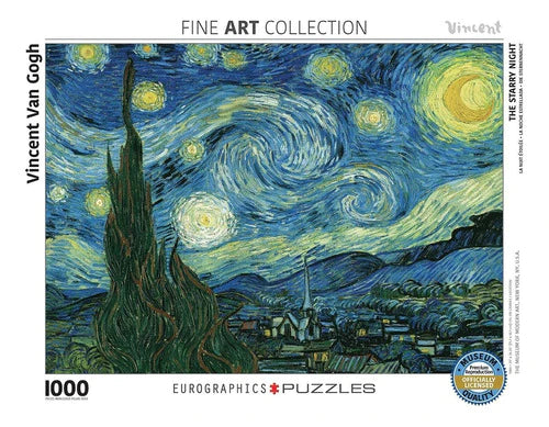 Noche Estrellada Van Gogh Rompecabezas 1000 Pz Eurographics