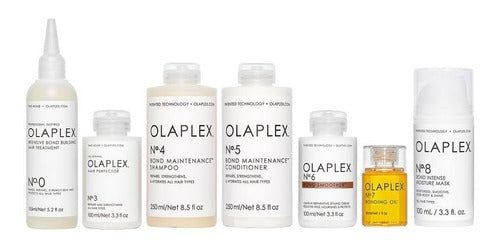 Olaplex 0, 3, 4, 5, 6, 7, 8 Kit Completo De Mantenimiento