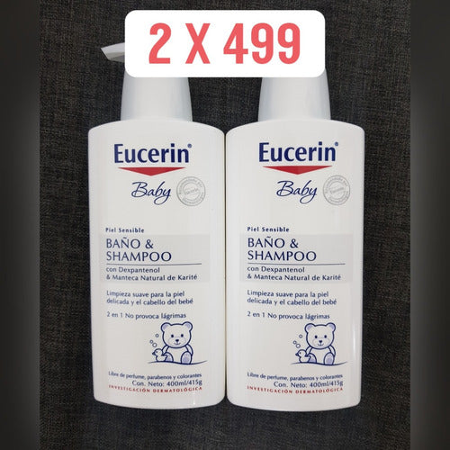 Eucerin Shampoo 400ml Baby Promocion 2 Piezas