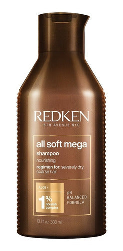 Shampoo Para Cabello Extra Seco Redken All Soft Mega 300 Ml